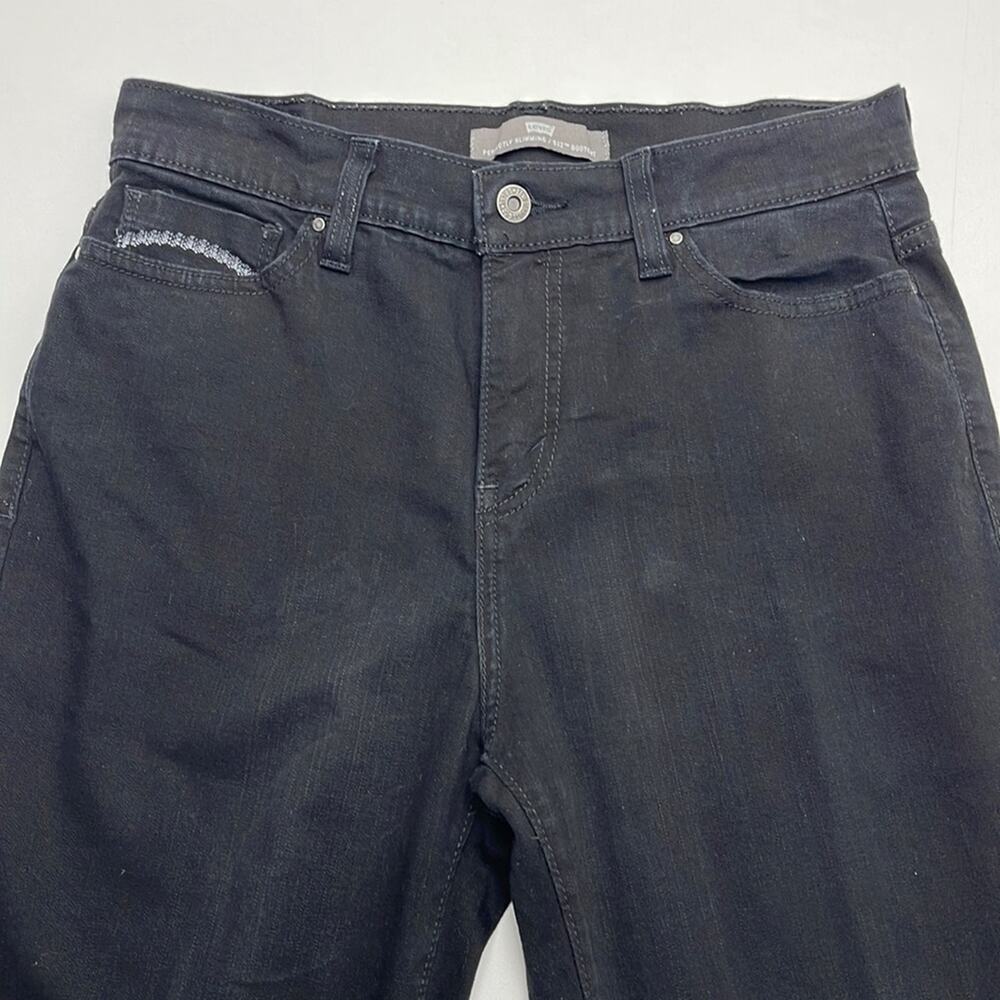 LEVI’s 512 Women’s 8 Black Perfectly Slimming Bootcut Jeans